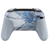 eXtremeRate Crystal Dragon Faceplate Backplate Handles for NS Switch Pro Controller - FRT110