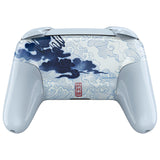 eXtremeRate Porcelain Dragon Faceplate Backplate Handles for NS Switch Pro Controller - FRT112