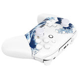 eXtremeRate The Great Wave Off Kanagawa Faceplate Backplate Handles for NS Switch Pro Controller - FRT111