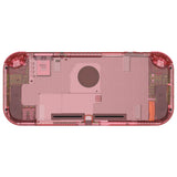 eXtremeRate Crystal Cherry Pink DIY Replacement Shell for NS Switch Lite, NSL Handheld Controller Housing with Screen Protector, Custom Case Cover for NS Switch Lite - DLP327