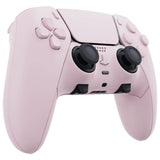 eXtremeRate Cherry Blossoms Pink Full Set Housing Shell with Buttons Touchpad Cover Compatible with ps5 Edge Controller, Custom Replacement Decorative Trim Shell Front Back Plates Compatible with ps5 Edge Controller - QRHEGP009