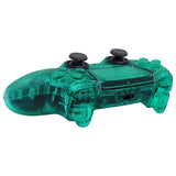 eXtremeRate Emerald Green Full Set Housing Shell with Buttons Touchpad Cover Compatible with ps5 Edge Controller, Custom Replacement Decorative Trim Shell Front Back Plates Compatible with ps5 Edge Controller - QRHEGM005