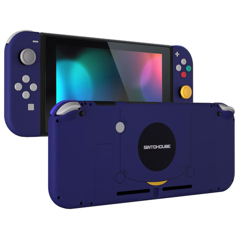 eXtremeRate Classic SwitchCube Style Back Plate for Nintendo Switch Console, NS Joycon Handheld Controller Housing with Colorful Buttons, DIY Replacement Shell for Nintendo Switch - QT124