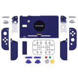 eXtremeRate Classic SwitchCube Style Back Plate for Nintendo Switch Console, NS Joycon Handheld Controller Housing with Colorful Buttons, DIY Replacement Shell for Nintendo Switch - QT124