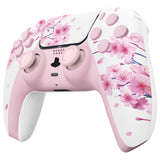 eXtremeRate Full Set Housing Shells with Buttons for PS5 Controller BDM-030/040/050 - Cherry Blossom Whisper - QPFT1004G3