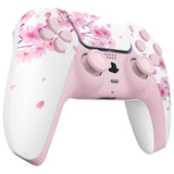 eXtremeRate Full Set Housing Shells with Buttons for PS5 Controller BDM-030/040/050 - Cherry Blossom Whisper - QPFT1004G3