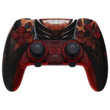 eXtremeRate Spider Armor Full Set Housing Shell with Buttons Touchpad Cover Compatible with ps5 Edge Controller, Custom Replacement Decorative Trim Shell Front Back Plates Compatible with ps5 Edge Controller - QRHEGT007