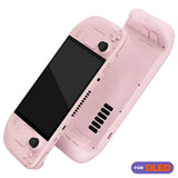 eXtremeRate Replacement Full Set Housing Shell with Buttons for Steam Deck OLED Handheld Console - Cherry Blossoms Pink - LQXSLM010