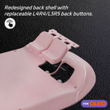 eXtremeRate Replacement Full Set Housing Shell with Buttons for Steam Deck OLED Handheld Console - Cherry Blossoms Pink - LQXSLM010