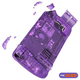 eXtremeRate Replacement Full Set Housing Shell with Buttons for Steam Deck OLED Handheld Console - Clear Atomic Purple - LQXSLM001