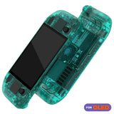 eXtremeRate Replacement Full Set Housing Shell with Buttons for Steam Deck OLED Handheld Console - Emerald Green - LQXSLM004