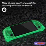 eXtremeRate Replacement Full Set Housing Shell with Buttons for Steam Deck OLED Handheld Console - Glow in Dark - Green - LQXSLM007