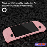 eXtremeRate Replacement Full Set Housing Shell with Buttons for Steam Deck OLED Handheld Console - Pale Red - LQXSLM006