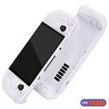 eXtremeRate Replacement Full Set Housing Shell with Buttons for Steam Deck OLED Handheld Console - White - LQXSLM005