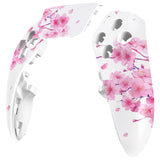 eXtremeRate Cherry Blossom Whisper Left Right Front Housing Shell with Touchpad Compatible with ps5 Edge Controller, DIY Replacement Faceplate Shell Custom Touch Pad Cover Compatible with ps5 Edge Controller - MLREGT014