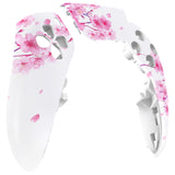 eXtremeRate Cherry Blossom Whisper Left Right Front Housing Shell with Touchpad Compatible with ps5 Edge Controller, DIY Replacement Faceplate Shell Custom Touch Pad Cover Compatible with ps5 Edge Controller - MLREGT014