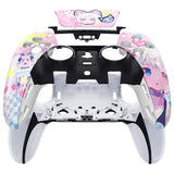 eXtremeRate MeWoow Left Right Front Housing Shell with Touchpad Compatible with ps5 Edge Controller, DIY Replacement Faceplate Shell Custom Touch Pad Cover Compatible with ps5 Edge Controller - MLREGT016