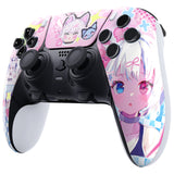 eXtremeRate MeWoow Left Right Front Housing Shell with Touchpad Compatible with ps5 Edge Controller, DIY Replacement Faceplate Shell Custom Touch Pad Cover Compatible with ps5 Edge Controller - MLREGT016