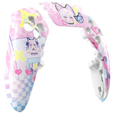 eXtremeRate MeWoow Left Right Front Housing Shell with Touchpad Compatible with ps5 Edge Controller, DIY Replacement Faceplate Shell Custom Touch Pad Cover Compatible with ps5 Edge Controller - MLREGT016