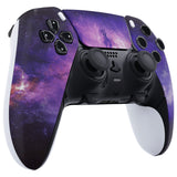 eXtremeRate Nebula Galaxy Left Right Front Housing Shell with Touchpad Compatible with ps5 Edge Controller, DIY Replacement Faceplate Shell Custom Touch Pad Cover Compatible with ps5 Edge Controller - MLREGT006