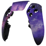 eXtremeRate Nebula Galaxy Left Right Front Housing Shell with Touchpad Compatible with ps5 Edge Controller, DIY Replacement Faceplate Shell Custom Touch Pad Cover Compatible with ps5 Edge Controller - MLREGT006