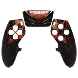 eXtremeRate Spider Armor Left Right Front Housing Shell with Touchpad Compatible with ps5 Edge Controller, DIY Replacement Faceplate Shell Custom Touch Pad Cover Compatible with ps5 Edge Controller - MLREGT009