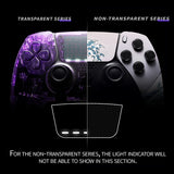 eXtremeRate The Great Wave Left Right Front Housing Shell with Touchpad Compatible with ps5 Edge Controller, DIY Replacement Faceplate Shell Custom Touch Pad Cover Compatible with ps5 Edge Controller - MLREGT003