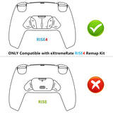 eXtremeRate Cobalt Blue Replacement Redesigned K1 K2 K3 K4 Back Buttons Housing Shell for PS5 Controller RISE4 Remap Kit - Controller & RISE4 Remap Board NOT Included - VPFM5012