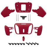 eXtremeRate Volcanic Red Replacement Redesigned K1 K2 K3 K4 Back Buttons Housing Shell for PS5 Controller RISE4 Remap Kit - Controller & RISE4 Remap Board NOT Included - VPFM5011