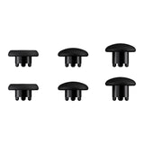 eXtremeRate Black Replacement Swappable Thumbsticks for PS5 Edge Controller, Custom Interchangeable Analog Stick Joystick Caps for PS5 Edge Controller - Controller & Thumbsticks Base NOT Included - P5J108