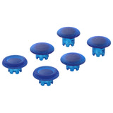eXtremeRate Clear Blue Replacement Swappable Thumbsticks for PS5 Edge Controller, Custom Interchangeable Analog Stick Joystick Caps for PS5 Edge Controller - Controller & Thumbsticks Base NOT Included - P5J113