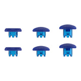 eXtremeRate Clear Blue Replacement Swappable Thumbsticks for PS5 Edge Controller, Custom Interchangeable Analog Stick Joystick Caps for PS5 Edge Controller - Controller & Thumbsticks Base NOT Included - P5J113