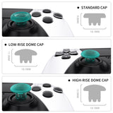eXtremeRate Emerald Green Replacement Swappable Thumbsticks for PS5 Edge Controller, Custom Interchangeable Analog Stick Joystick Caps for PS5 Edge Controller - Controller & Thumbsticks Base NOT Included - P5J114