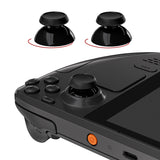 eXtremeRate Replacement Thumbsticks with Original Touch Sensing for Steam Deck LCD & OLED - Black - GGBSDM005