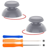 eXtremeRate Replacement Thumbsticks with Original Touch Sensing for Steam Deck LCD & OLED - New Hope Gray - GGBSDM007