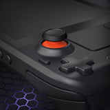 eXtremeRate Replacement Thumbsticks with Original Touch Sensing for Steam Deck LCD & OLED - Orange & Black - GGBSDM008