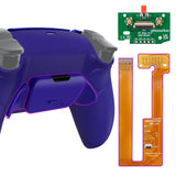 eXtremeRate Remappable RISE Remap Kit for PS5 Controller BDM-030/040/050 - Rubberized Cobalt Blue - XPFU6015G3