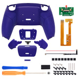 eXtremeRate Remappable RISE Remap Kit for PS5 Controller BDM-030/040/050 - Rubberized Cobalt Blue - XPFU6015G3