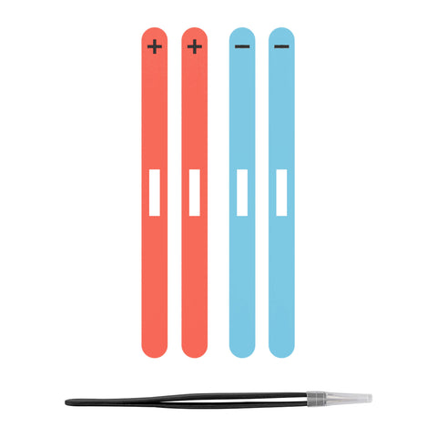 eXtremeRate Side Rail Slot Sticker for Nintendo Switch 2 Console - Blue & Orange - DDBNT198