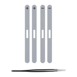 eXtremeRate Side Rail Slot Sticker for Nintendo Switch 2 Console - New Hope Gray - DDBNT195