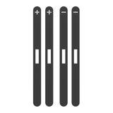 eXtremeRate Side Rail Slot Sticker for Nintendo Switch 2 Console - Shadow Gray - DDBNT191