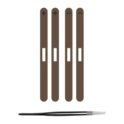 eXtremeRate Side Rail Slot Sticker for Nintendo Switch 2 Console - Wood Grain Brown - DDBNT197