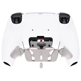 eXtremeRate Silver Real Metal Buttons (RMB) Version RISE4 V3 Remap Kit for PS5 Controller BDM-030/040/050 - White - YPFJ7008G4