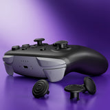eXtremeRate ThumbsGear Interchangeable Ergonomic Thumbsticks for Nintendo Switch 2 Pro Controller - Black - YZDPTM001