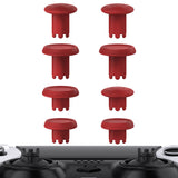 eXtremeRate ThumbsGear Interchangeable Thumbsticks for PS5 Edge Controller - Carmine Red - XCKEGM004