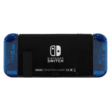 eXtremeRate Transparent Clear Blue Joycon Handheld Controller Housing with Full Set Buttons, DIY Replacement Shell Case for NS Switch JoyCon & OLED JoyCon - Console Shell NOT Included - CM504