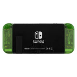 eXtremeRate Transparent Clear Green Joycon Handheld Controller Housing with Full Set Buttons, DIY Replacement Shell Case for NS Switch JoyCon & OLED JoyCon - Console Shell NOT Included - CM503