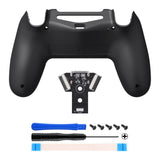 eXtremeRate Type-C Version Replacement Bottom Shell Compatible with PS4 Controller JDM-040/050/055 Models - Black - TCFP4P001