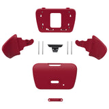 eXtremeRate Volcanic Red Replacement Redesigned K1 K2 Back Button Housing Shell for PS5 Controller eXtremerate RISE Remap Kit - Controller & RISE Remap Board NOT Included - WPFM5012
