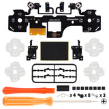 eXtremeRate Whole Set - Light Version Clicky Kit for PS5 Controller BDM-030, Custom Micro Switch L2R2 Face Buttons Clicky Kit and Tactile L1R1 Keys Mouse Click for PS5 Controller - PFMD013V2